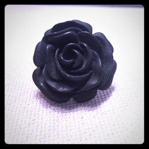 LF Carved Rose Ring Sz 6-6.5